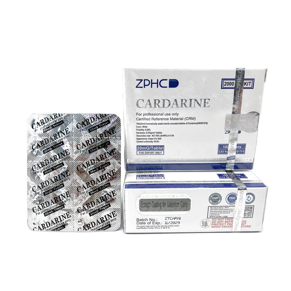 Cardarine (GW-501516) ZPHC — 20 mg (100 tablets × 20 mg)