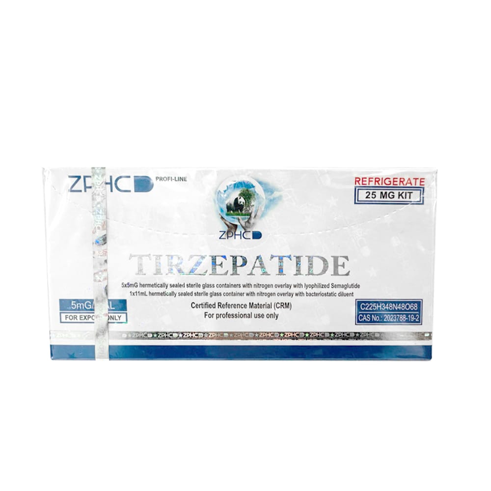 Tirzepatide ZPHC — 25 mg kit (5 vials × 5 mg)