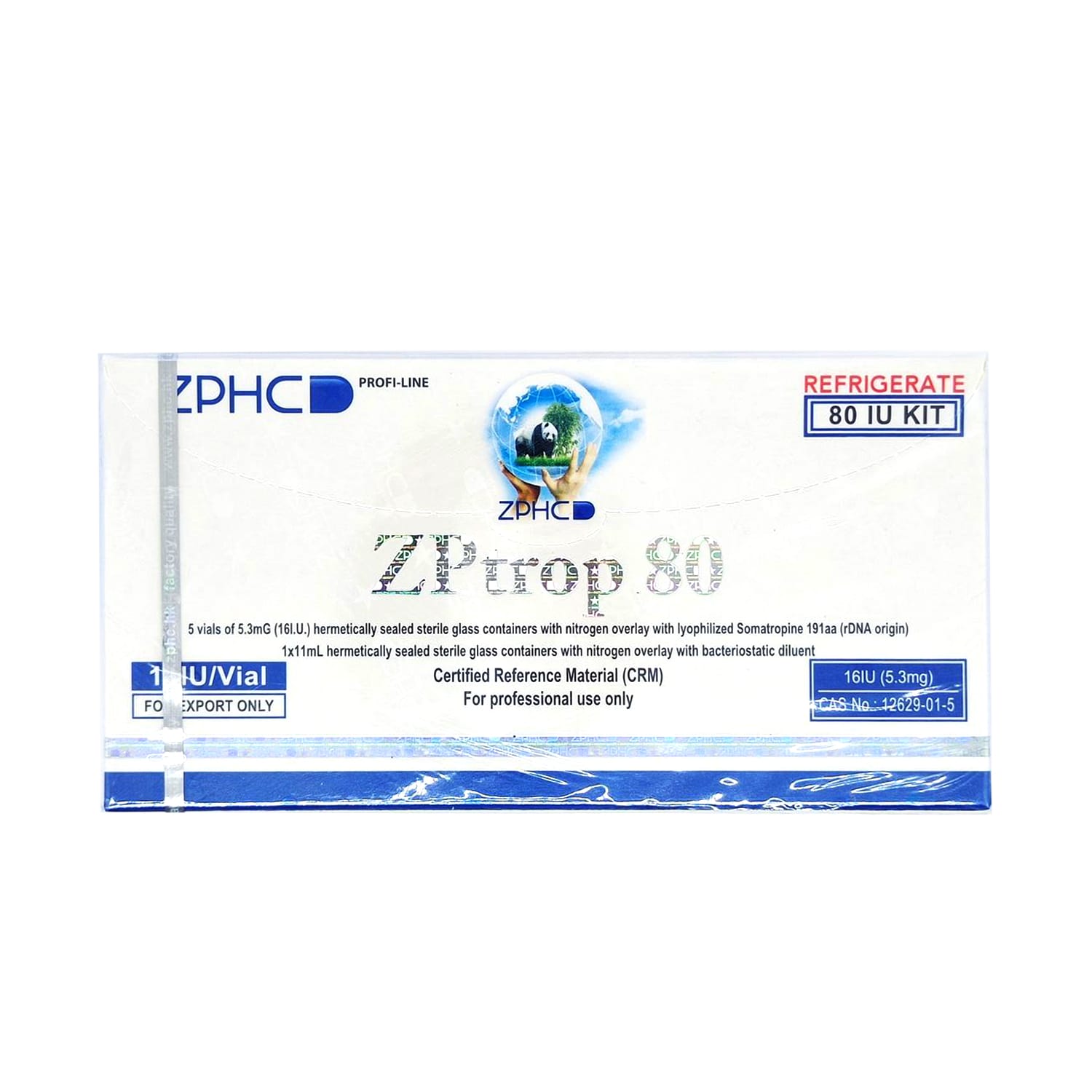 ZPtrop HGH 80iu ZPHC + Bacteriostatic Water