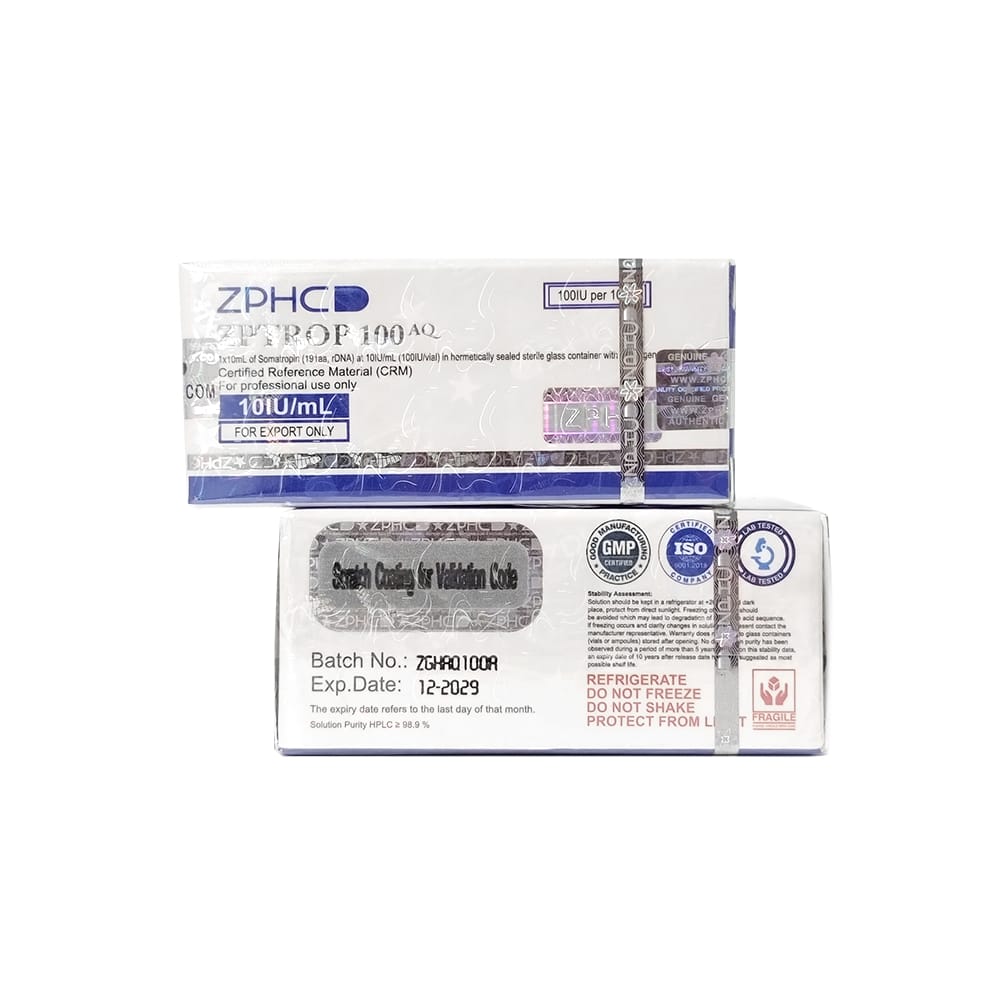 ZPtrop HGH ZPHC — 100 IU Premixed Vial